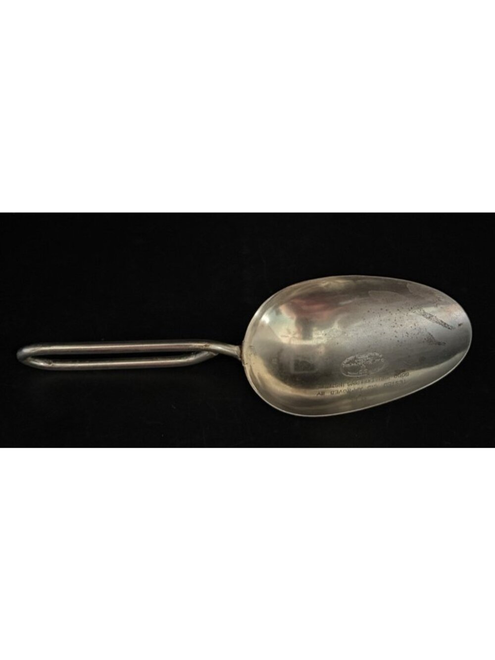 Vintage Metal Measuring Scoop WB/W Approved Good Housekeeping Rustic Primitive